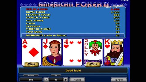 Poker americano 2 gratis
